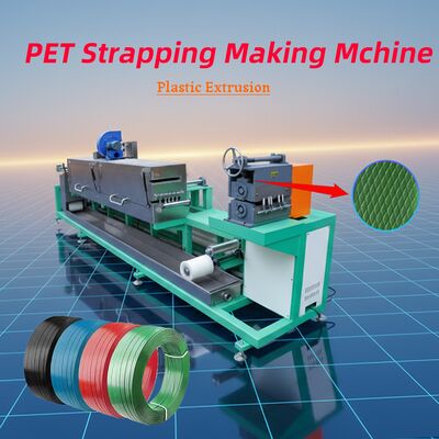ราคาดี เครื่องทําเชือก PET พร้อมเครื่องเย็นแบบ extrusion การยืดยืดการวางเครื่องบรรทัดและการเย็นครั้งที่สอง ออนไลน์
